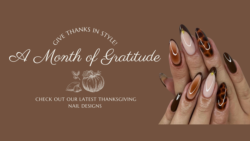 Simple Thanksgiving Nails Ideas