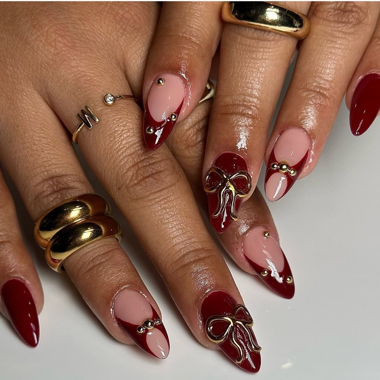 bow design for nails