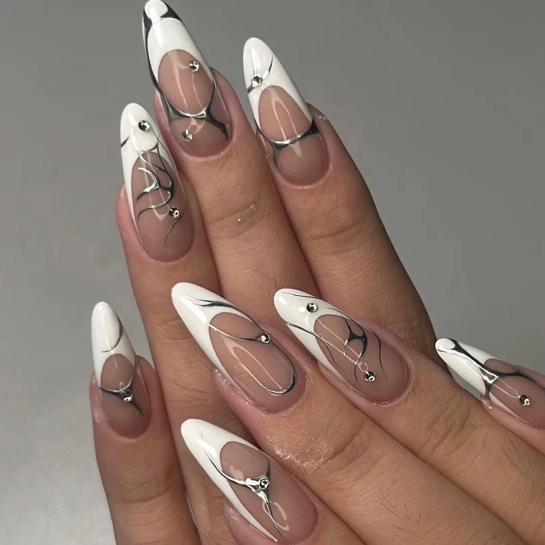 almond short nails
